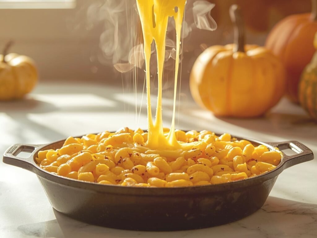 the ultimate irresistibly creamy cheesy pumpkin mac & cheese