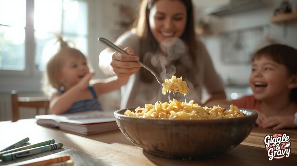 creamy garlic parmesean orzo