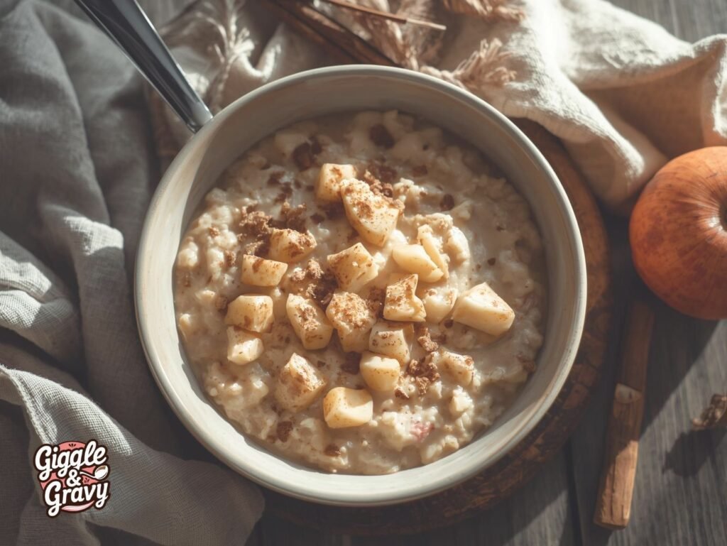 slow cooker apple cinnamon oatmeal