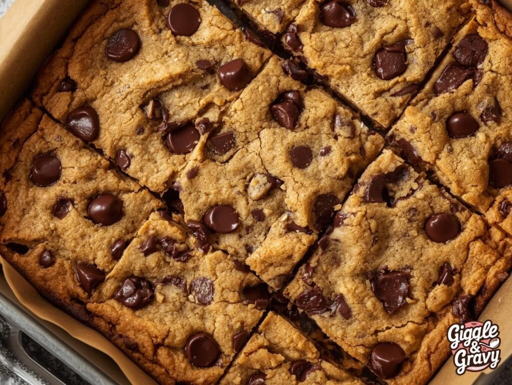 chocolate chip cookie sheet pan bake